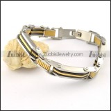 nice-looking nonrust steel Stamping Bracelets -b000631