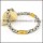 brilliant Stainless Steel Stamping Bracelets -b000644