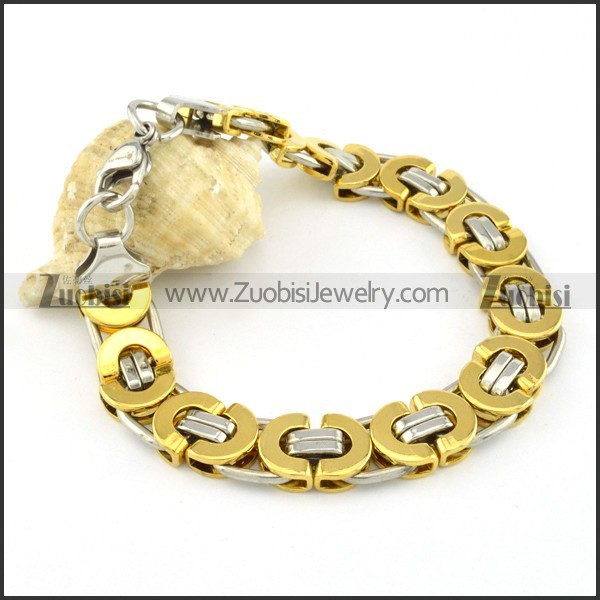 functional Stainless Steel Stamping Bracelets -b000663