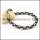 brilliant Steel Stamping Bracelets -b000649