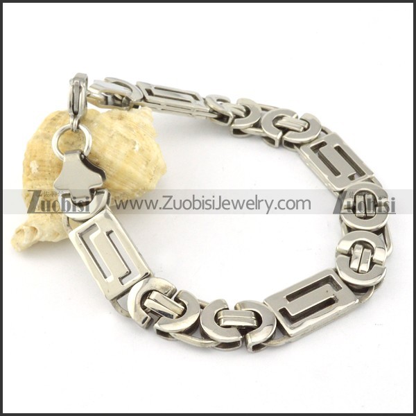 economic oxidation-resisting steel Stamping Bracelets -b000671