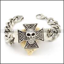 Stainless Steel Skull Bracelet -b000726