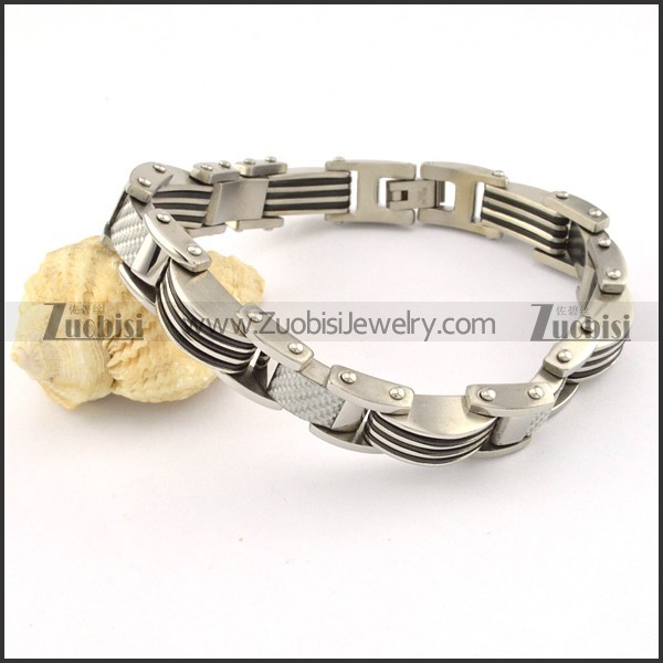 great oxidation-resisting steel Stamping Bracelets -b000633