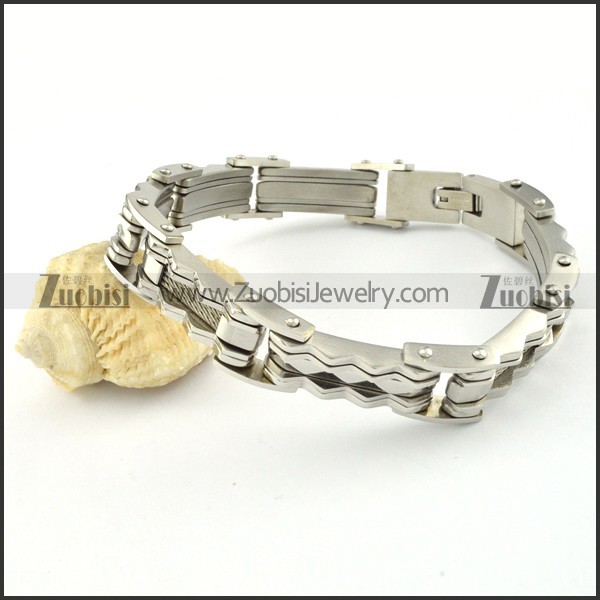 economic nonrust steel Stamping Bracelets -b000632