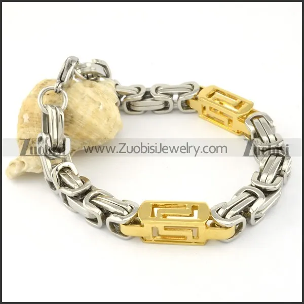 functional nonrust steel Stamping Bracelets -b000658