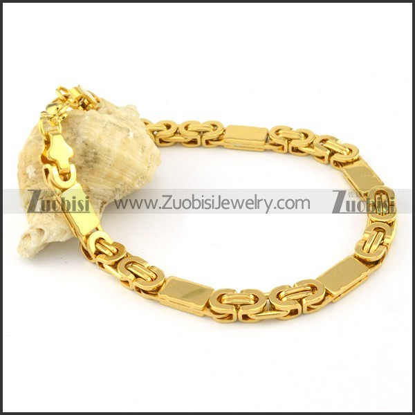 good-looking nonrust steel Stamping Bracelets -b000659