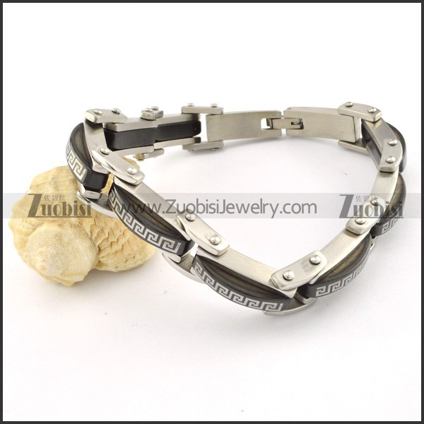 high quality oxidation-resisting steel Stamping Bracelets -b000637