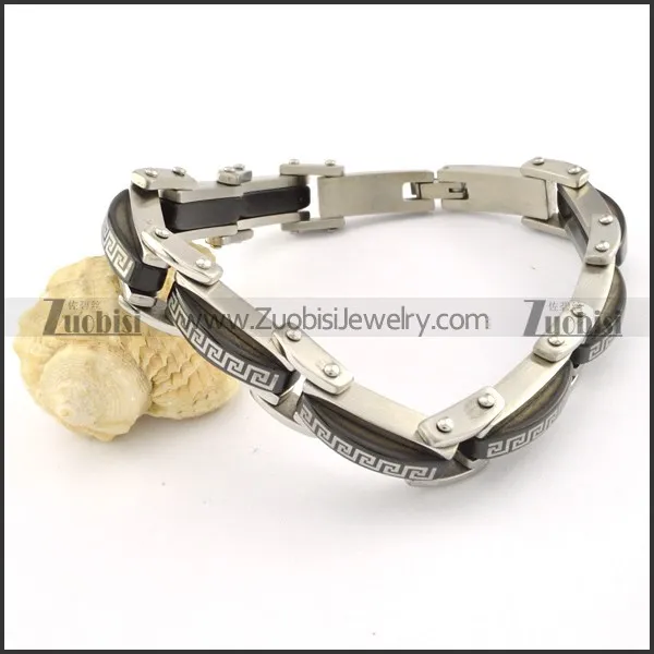 high quality oxidation-resisting steel Stamping Bracelets -b000637