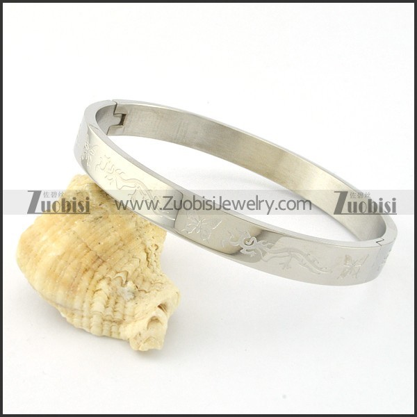 functional 316L Steel Bangle -b000897