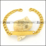 Gold Finishing Stainless Steel Bracelet -b000836