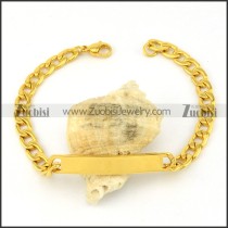 Gold Finishing Stainless Steel Bracelet -b000836