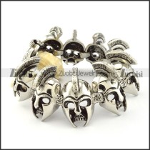 Stainless Steel Ninjia Helmet Bracelet -b000855