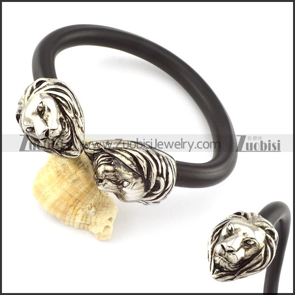 Stainless Steel Lion Bracelet -b000874