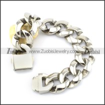 Casting Bracelet in 31L Stainless Steel for Bikers -b000959