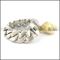 dull polish Stainless Steel Bracelet -b000843