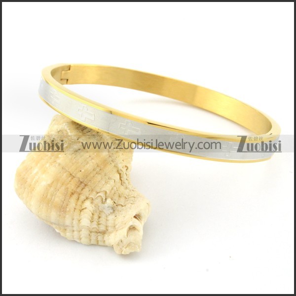 brilliant Stainless Steel Bangle -b000889