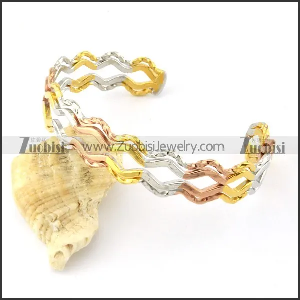 clean-cut 316L Stainless Steel Bangle -b000913