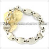 beautiful oxidation-resisting steel Stainless Steel Bracelet with Stamping Craft -b001178