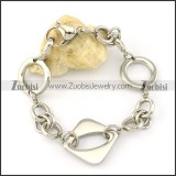 good-looking 316L Steel Stainless Steel Bracelet with Stamping Craft -b001237