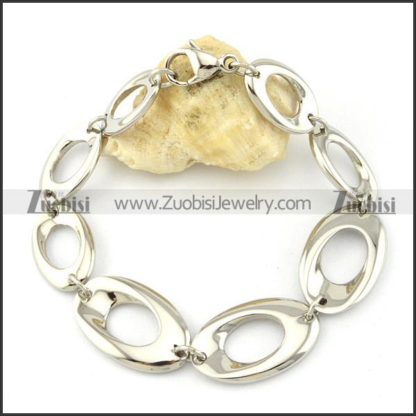 remarkable 316L Steel Stainless Steel Bracelet with Stamping Craft -b001241