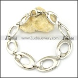 remarkable 316L Steel Stainless Steel Bracelet with Stamping Craft -b001241