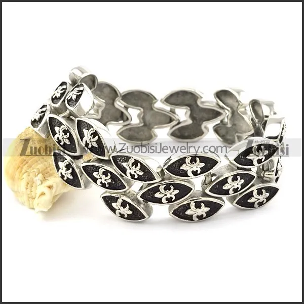 Good Quality Steel casting bracelet from china wholesale jewelry market -b001350