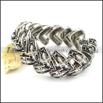 Wonderful Nonrust Steel casting bracelet from china wholesale jewelry market -b001354