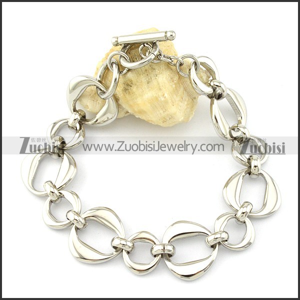 high quality noncorrosive steel Stainless Steel Bracelet with Stamping Craft -b001243