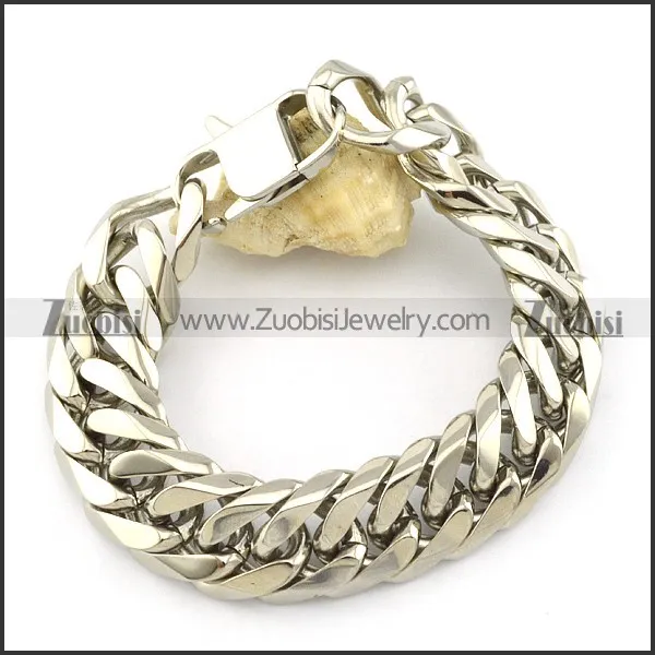 good welcome nonrust steel Big Stamping Bracelet -b001303