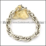 hot selling 316L Stainless Steel Stainless Steel Bracelet with Stamping Craft -b001233