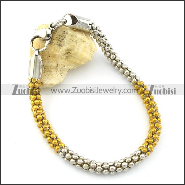 Good Oxidation-resisting Steel plating bracelet for ladies -b001363