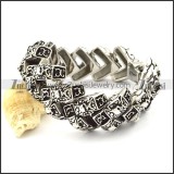 Good Oxidation-resisting Steel casting bracelet from china wholesale jewelry market -b001352