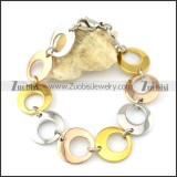 great quality 316L Steel Stainless Steel Bracelet with Stamping Craft -b001198