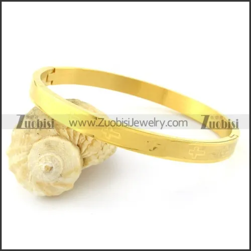 good welcome 316L Steel Stamping Bangle in 316L Stainless Steel -b001252