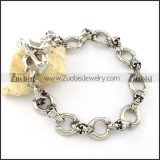 Mens' Stainless Steel Bracelets for Motorcycle Lovers -b001075