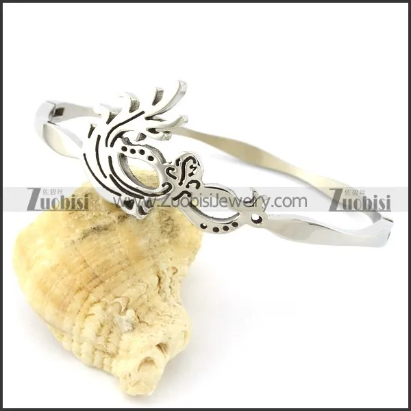 good welcome 316L Stainless Steel Bangle -b001308