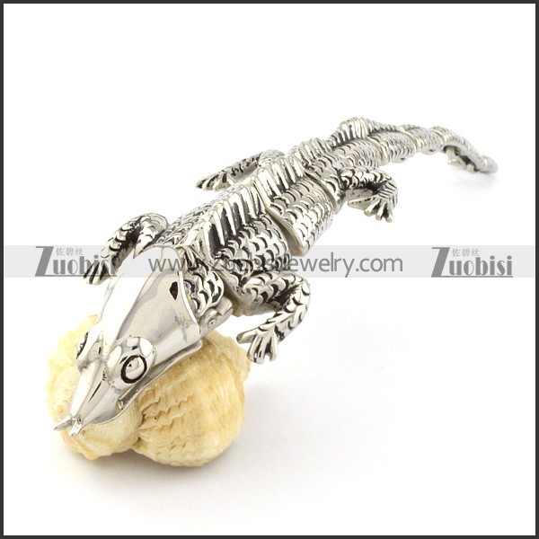 Big Lively Chameleon Bracelet in Stainless Steel -b000993