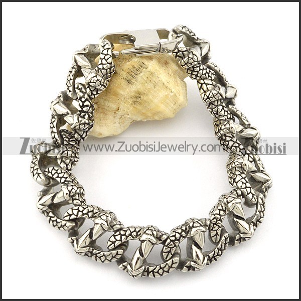 12 Dragon Claws Casting Bracelet in Stainless Steel -b001338