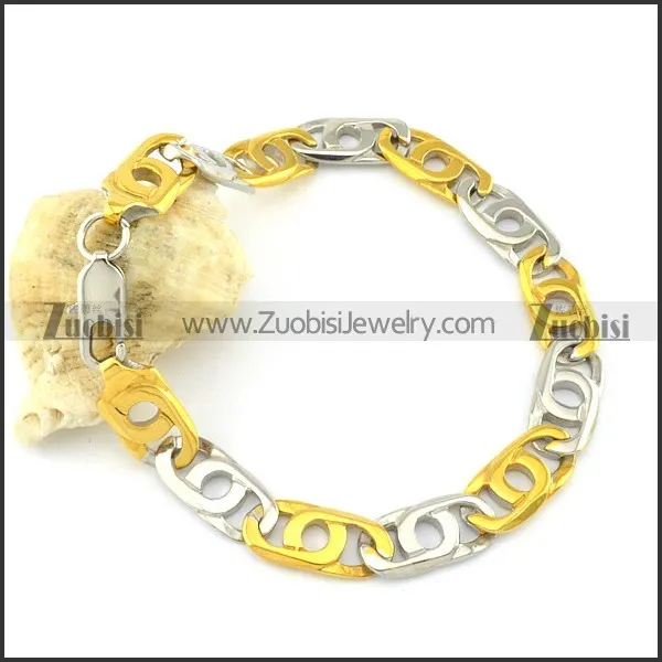 Stainless Steel Stamping Bracelet with Cheap Wholesale Price -b001049