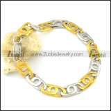 Stainless Steel Stamping Bracelet with Cheap Wholesale Price -b001049
