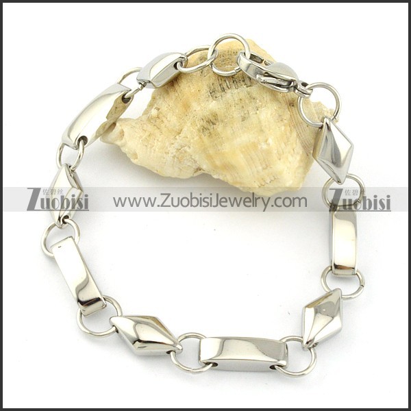 nice-looking nonrust steel Stainless Steel Bracelet with Stamping Craft -b001216