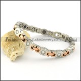 practical oxidation-resisting steel Stainless Steel Bracelet with Stamping Craft -b001213