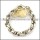 pleasant Steel Stainless Steel Bracelet with Stamping Craft -b001231