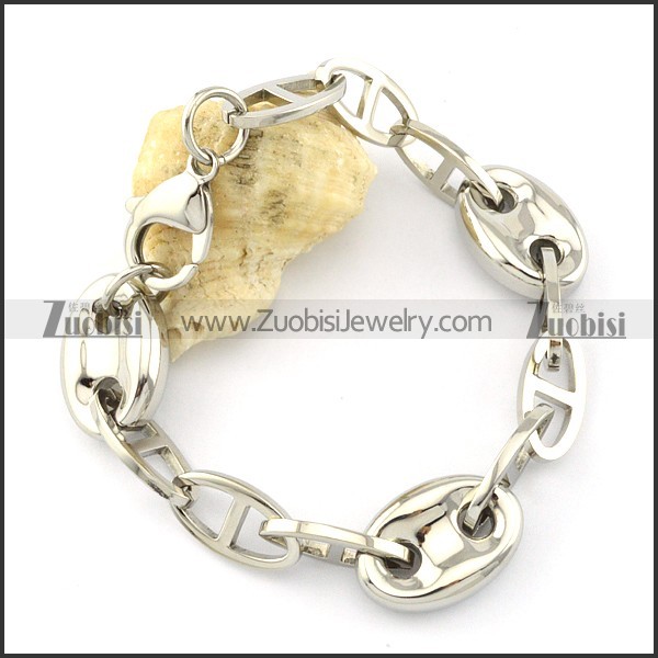 clean-cut Stainless Steel Bracelet for Wholesale -b001165