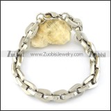 pretty 316L Stainless Steel Stainless Steel Bracelet with Stamping Craft -b001208