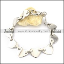 high quality oxidation-resisting steel Stainless Steel Bracelet with Stamping Craft -b001185