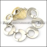 beautiful Steel Stainless Steel Bracelet with Stamping Craft -b001177