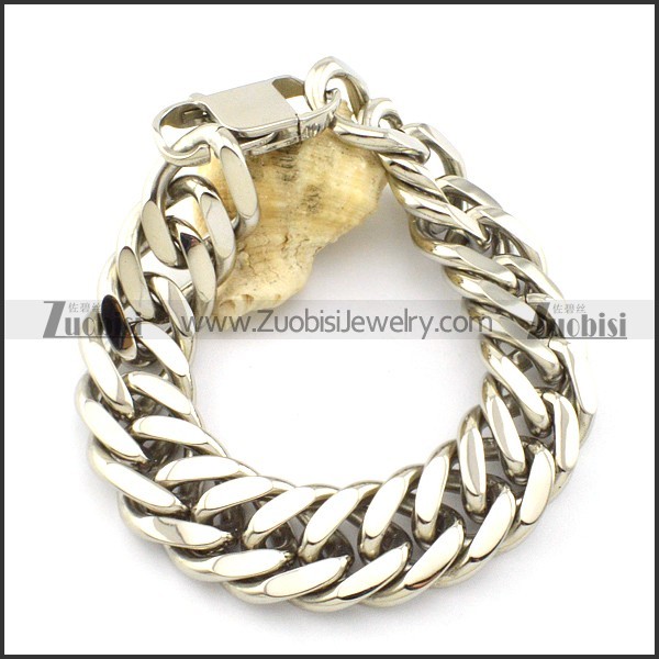 great noncorrosive steel Big Stamping Bracelet -b001302