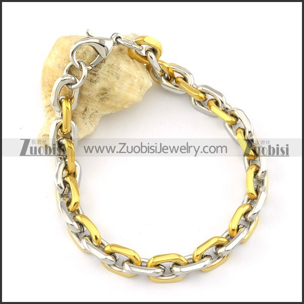 great quality Steel Stainless Steel Bracelet with Stamping Craft -b001225