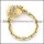 great quality Steel Stainless Steel Bracelet with Stamping Craft -b001225